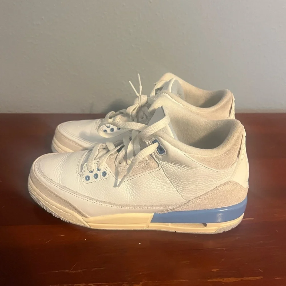 Entrupy White and Blue Retro 3 Air Jordan Lucky Shorts